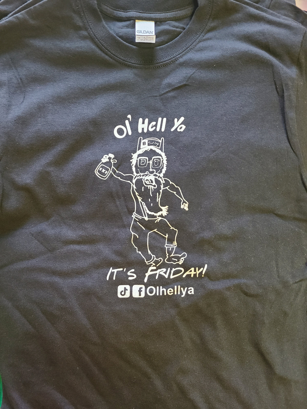 SALE! Small/Med Black t cartoon