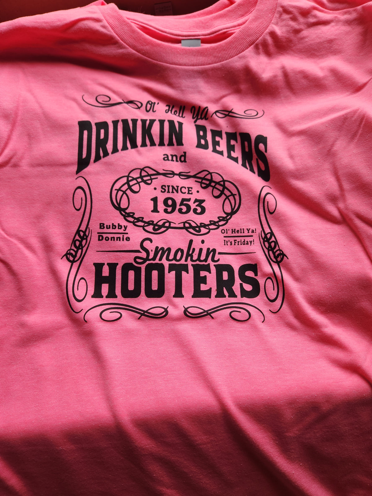 Pink t shirt neon